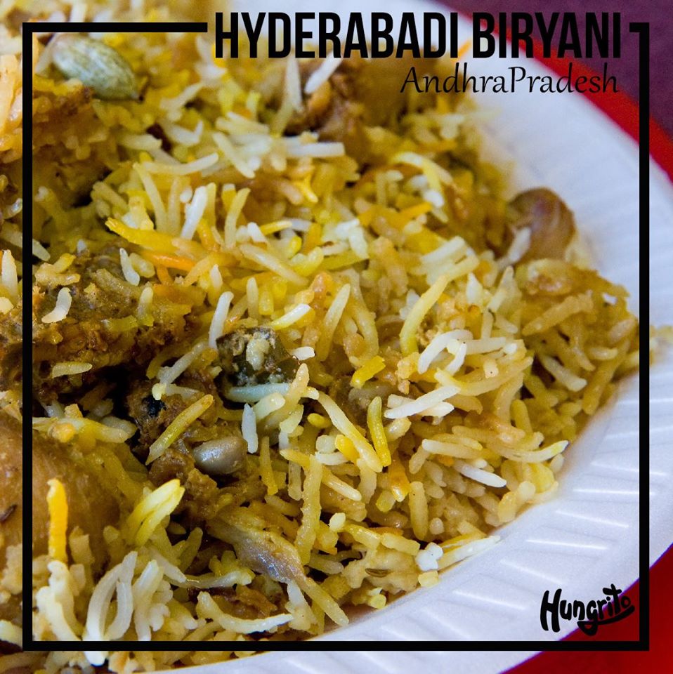 Hyderabadi Biryani from Andhra Pradesh dishes