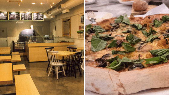 The Blue Oven: Ambiance & Food