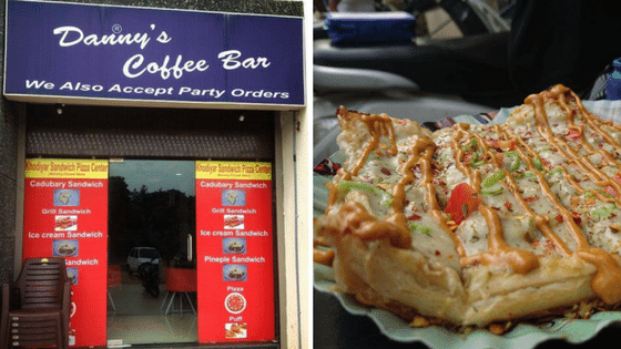 Danny's Coffee Bar: Entrance & Food