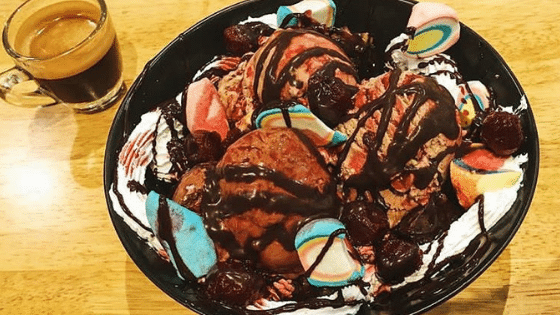 Good food| Almond coconut frappe
