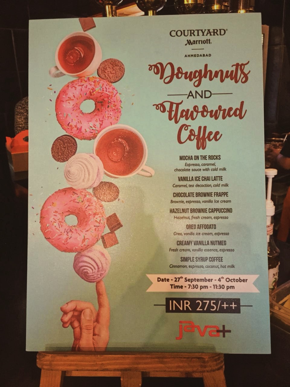 Doughnuts and Flavored Coffee