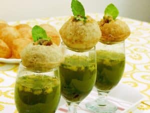 Pani Puri Shots | Indian Fusion Dishes | Pani Puri| indian food| fusion food