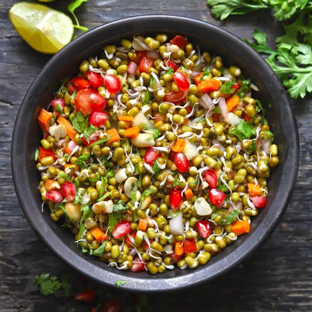sprouts, vegetables| Sprouts salad