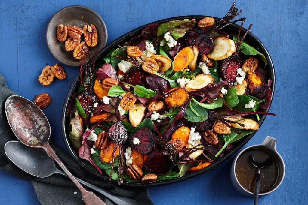 Salads for winter| Roasted vegetable winter salad