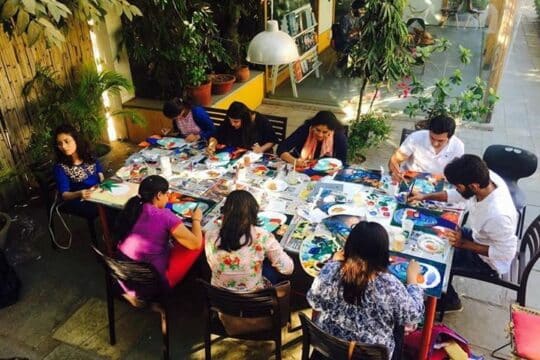 famous cafe of book lovers in ahmedabad| Prithvi art celebration